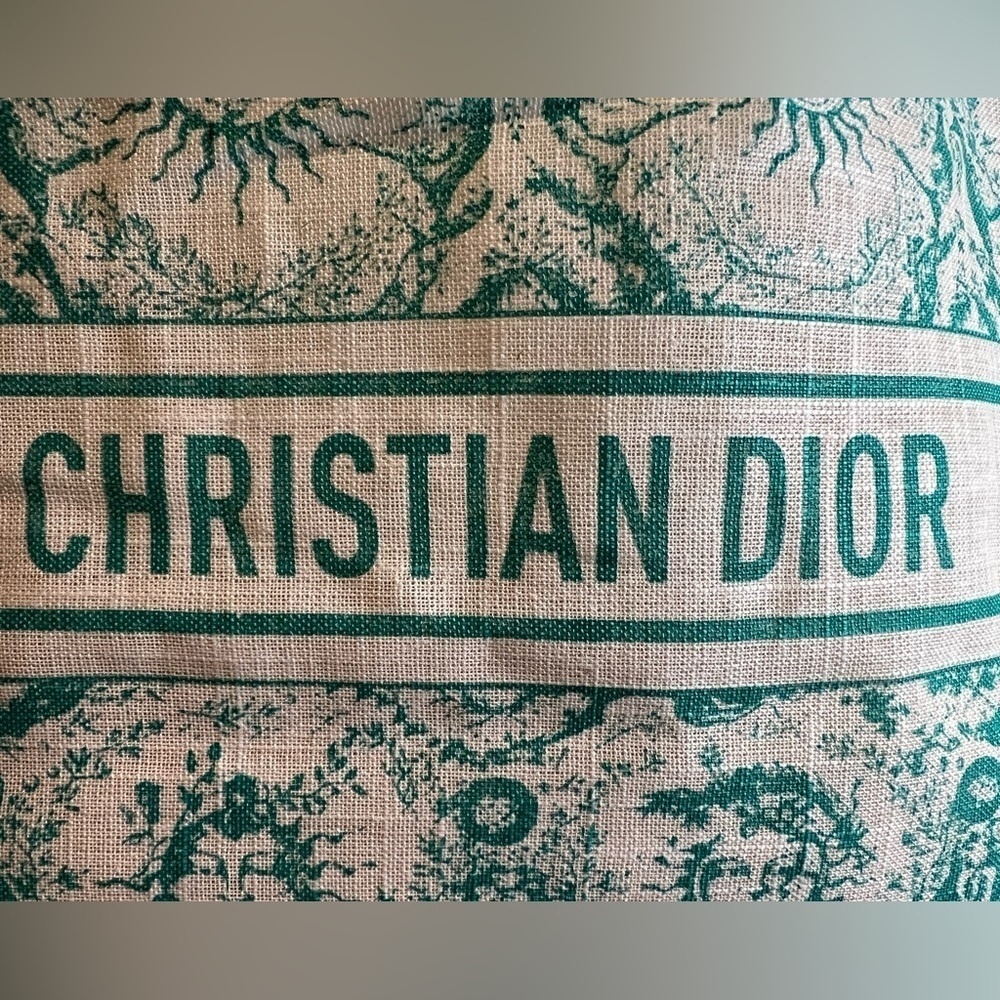 DIOR CHRISTIAN DIOR CANVAS DIORIVIERA TOILE de JOUY SOLEIL TOTE - Picture 7 of 14